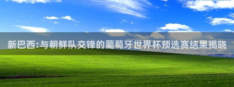 世界杯赛程表：新巴西:与朝鲜队交锋的葡萄牙世界杯预选赛结果揭晓